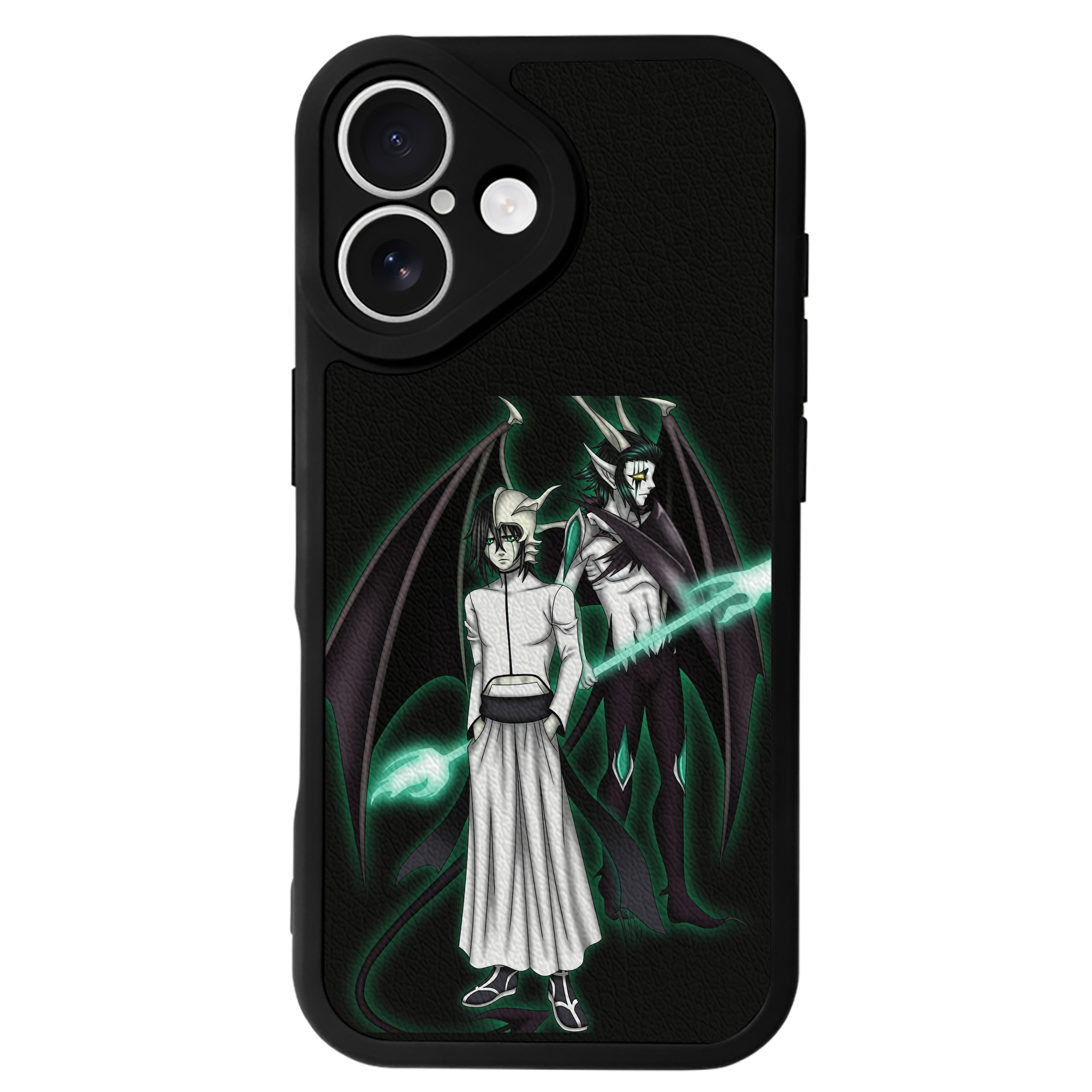 （画像用） ブリーチ ウルキオラ·シファー BLEACH Ulquiorra cifer 【iPhone 16シリーズ対応】シリコンスマホケース（レザー調） 材質：シリコン